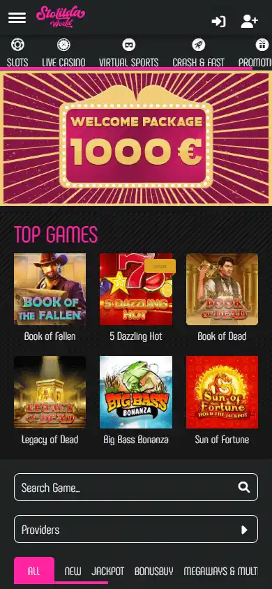 Slotilda World Casino screenshot 5