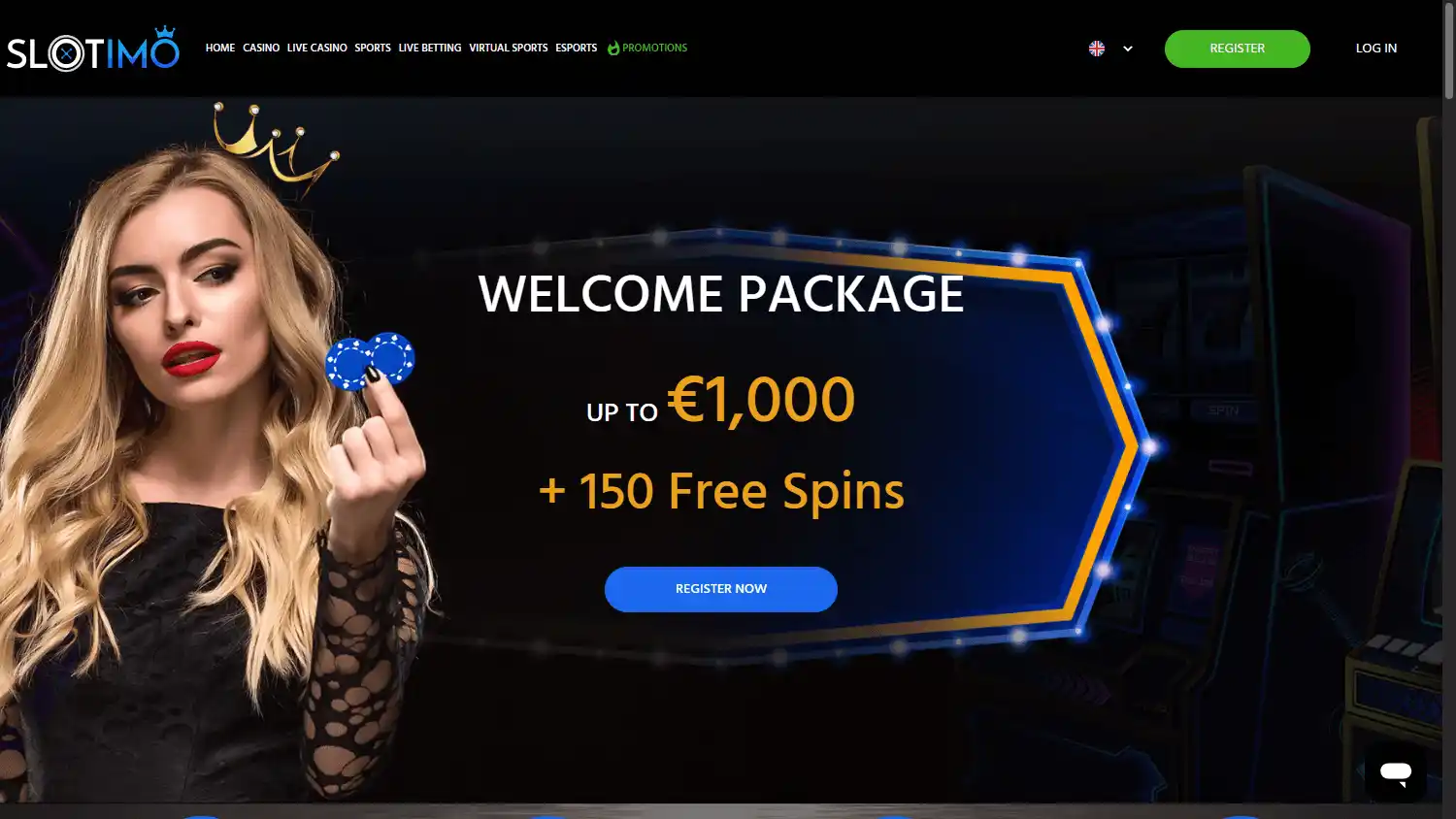 Slotimo Casino screenshot 1