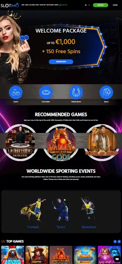 Slotimo Casino screenshot 4