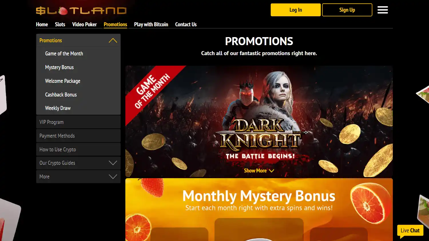Slotland Casino screenshot 3