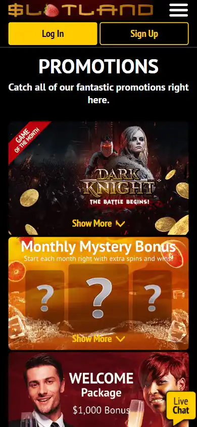 Slotland Casino screenshot 6
