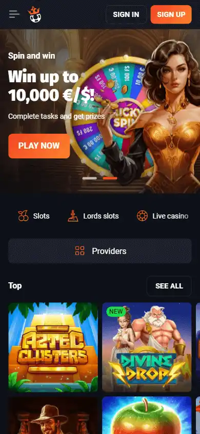 SlotLords Casino screenshot 4