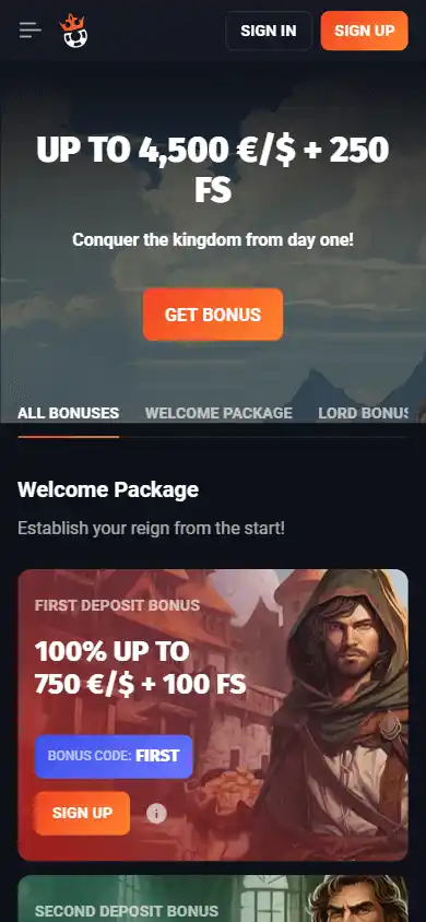 SlotLords Casino screenshot 6