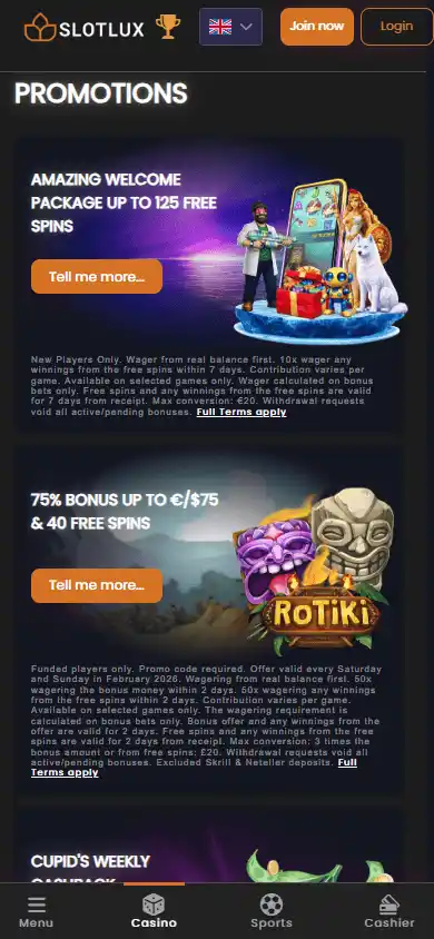 SlotLux Casino screenshot 6