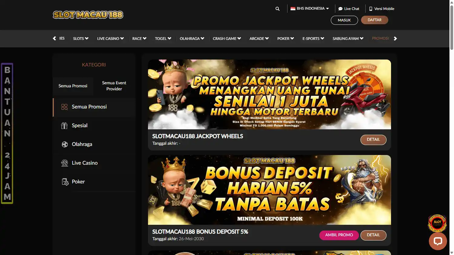 SlotMacau 188 Casino screenshot 3