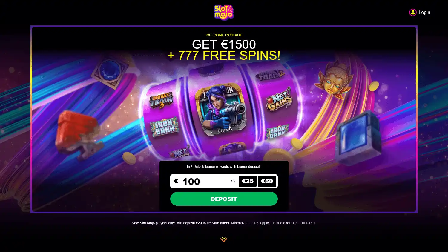 Slot Mojo Casino screenshot 1