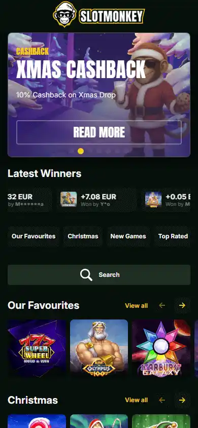 SlotMonkey Casino screenshot 3