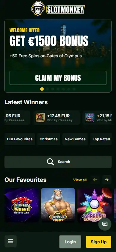 SlotMonkey Casino screenshot 4