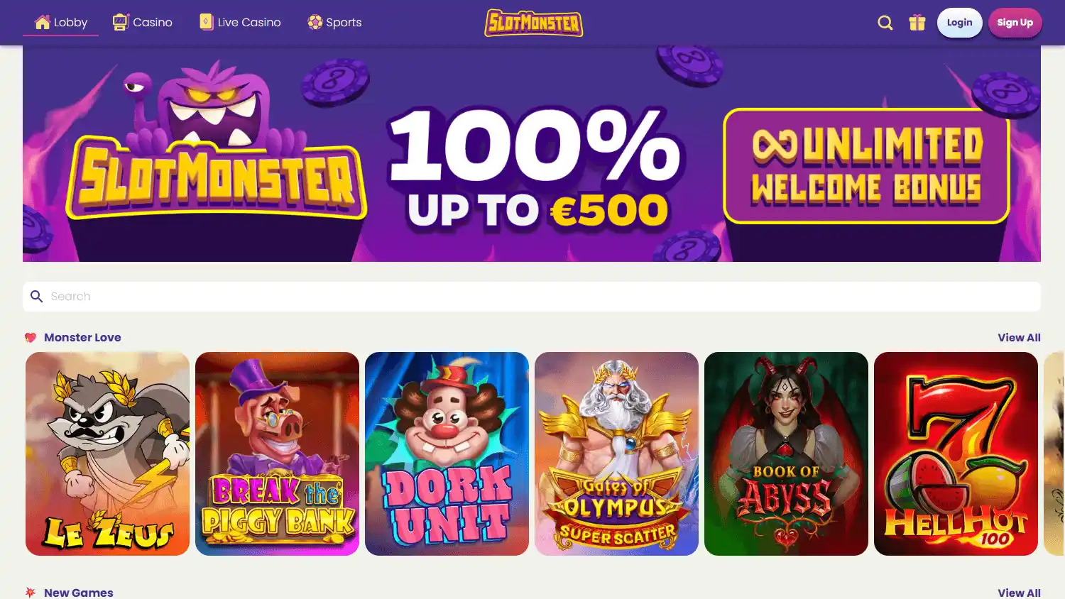 SlotMonster Casino screenshot 1