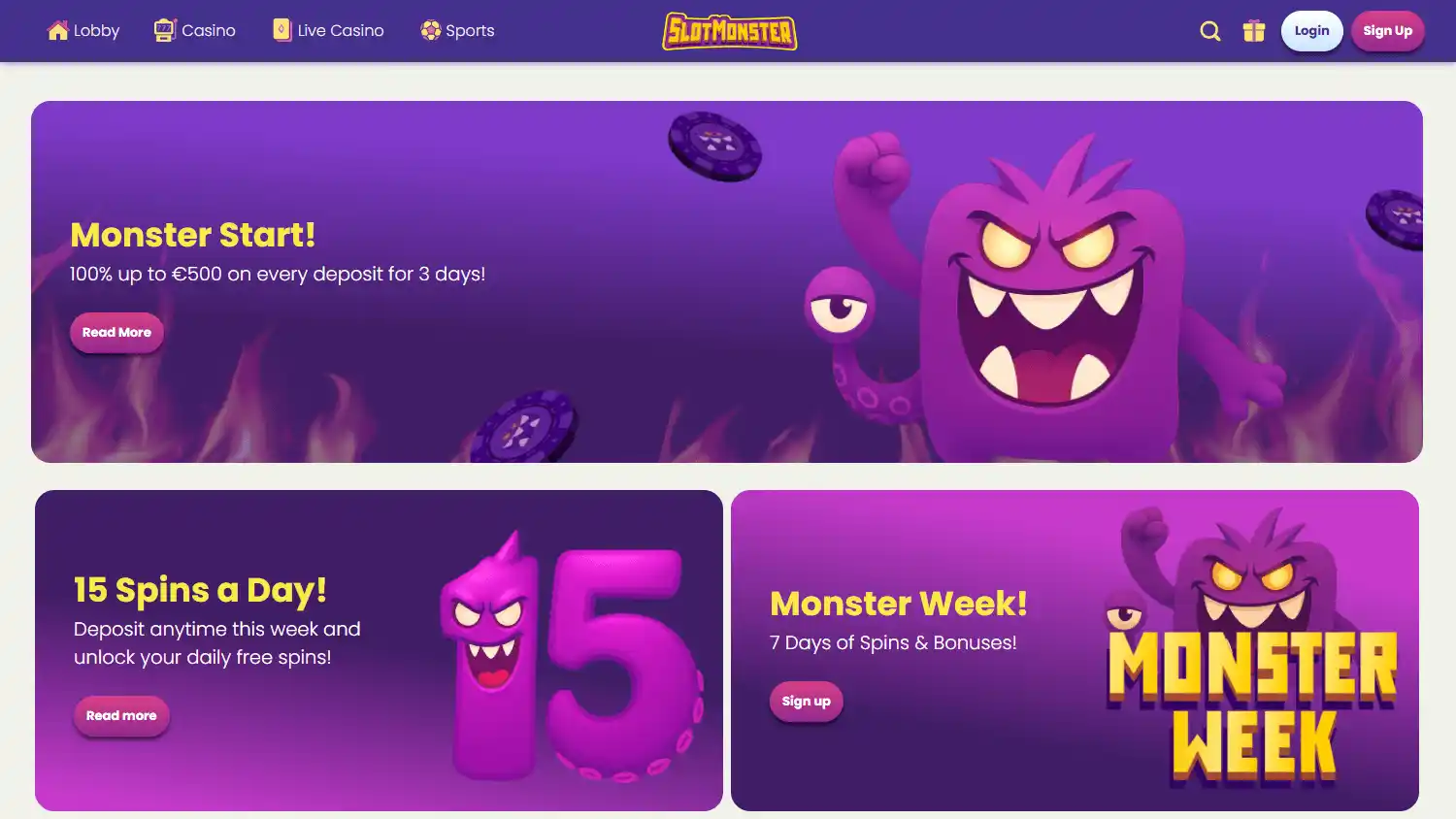 SlotMonster Casino screenshot 3