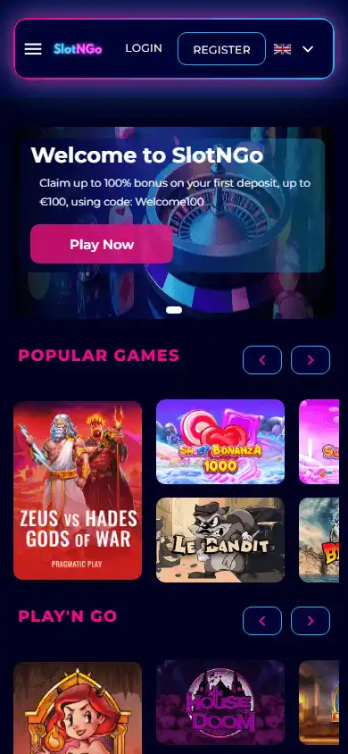 SlotnGo Casino screenshot 4