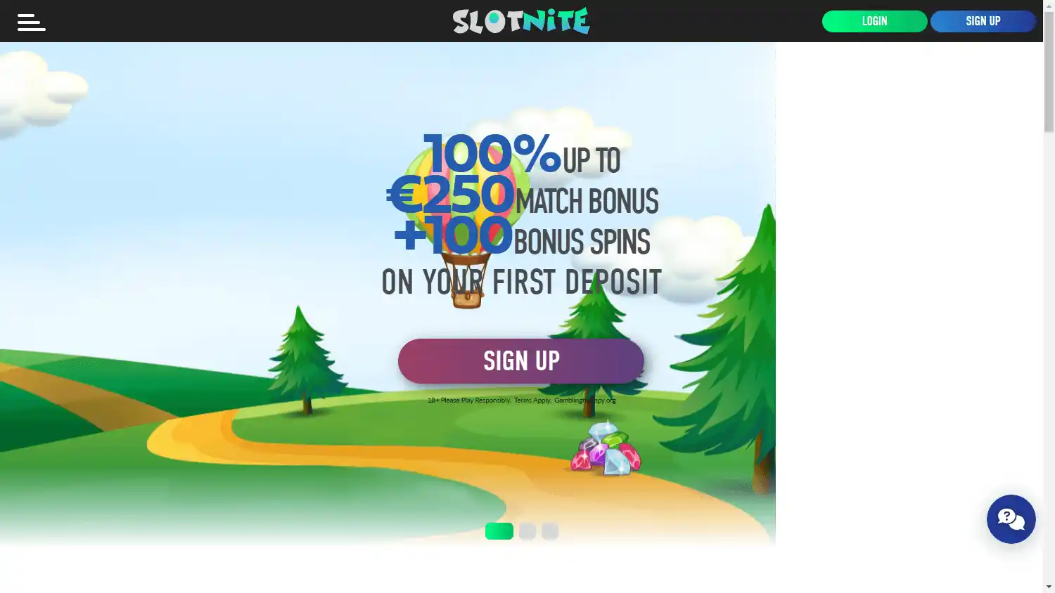 Slotnite Casino screenshot 1