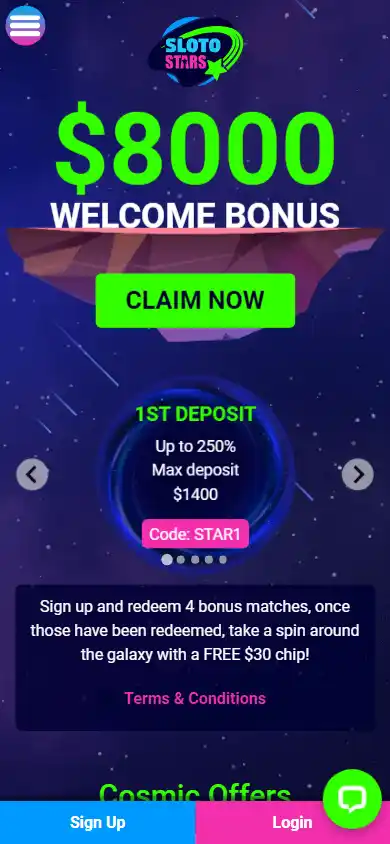 Sloto Stars Casino screenshot 6