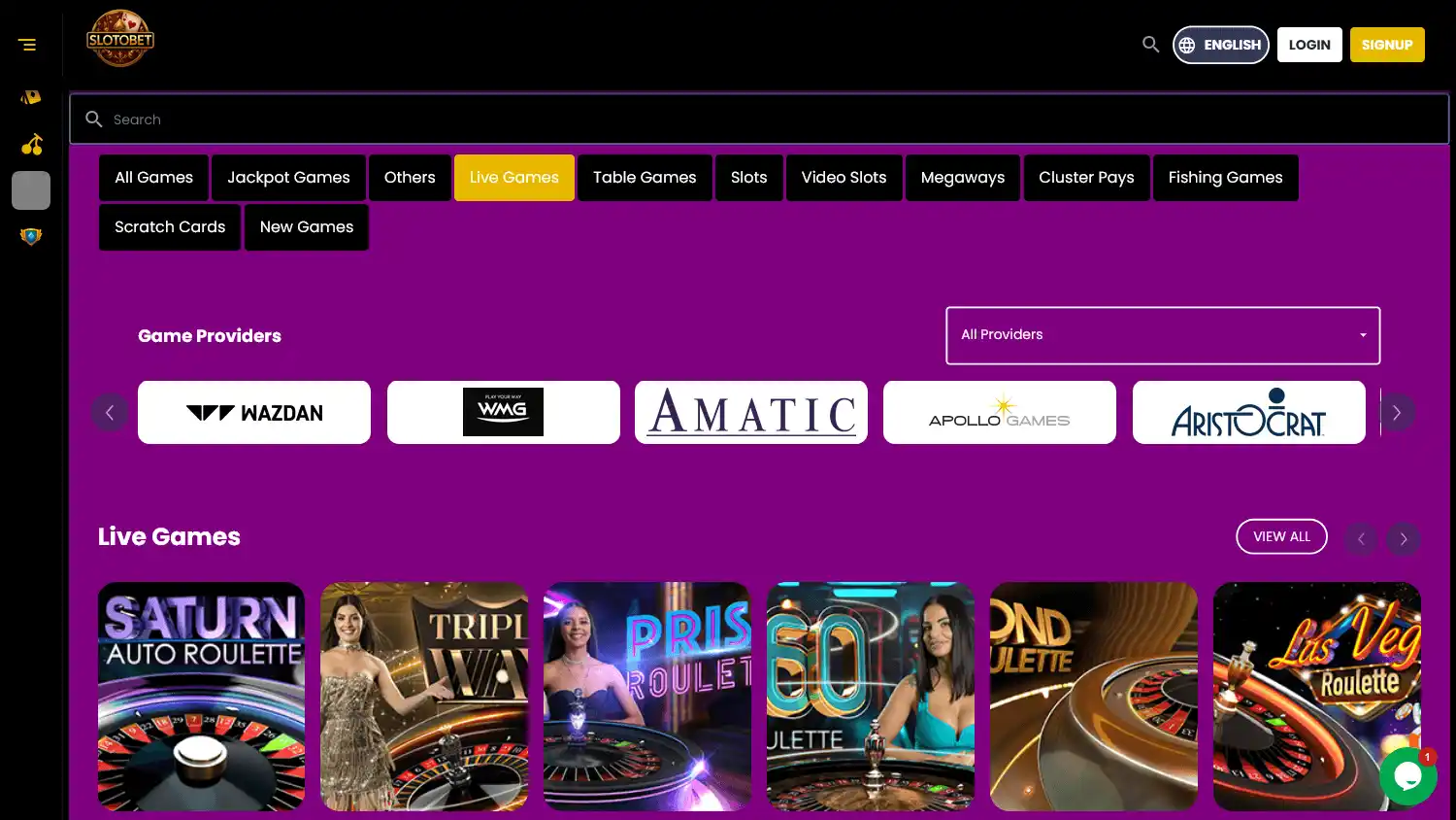 Slotobet Casino screenshot 2