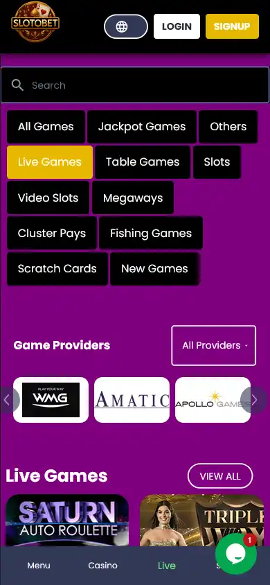 Slotobet Casino screenshot 4