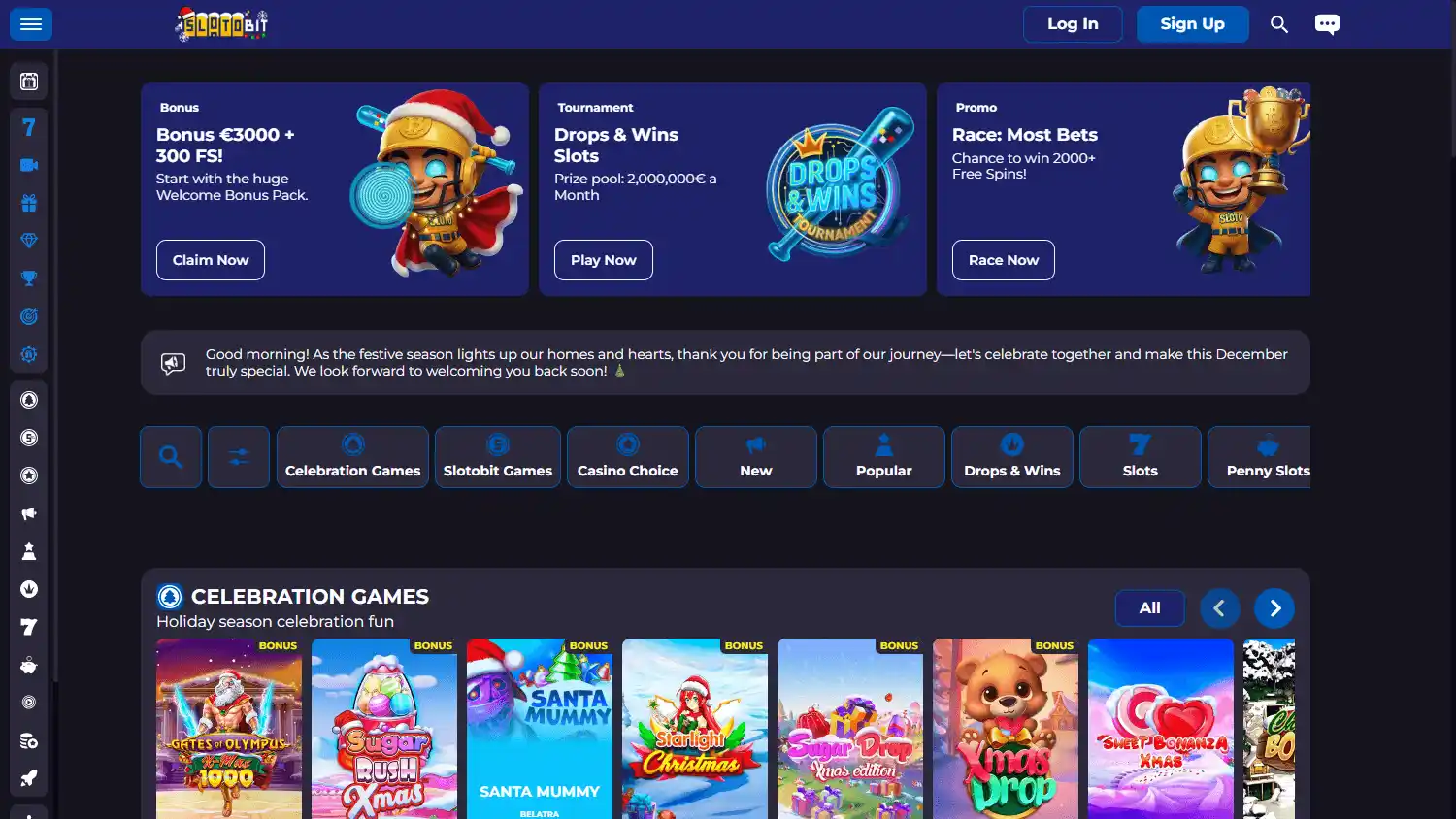 Slotobit Casino screenshot 1