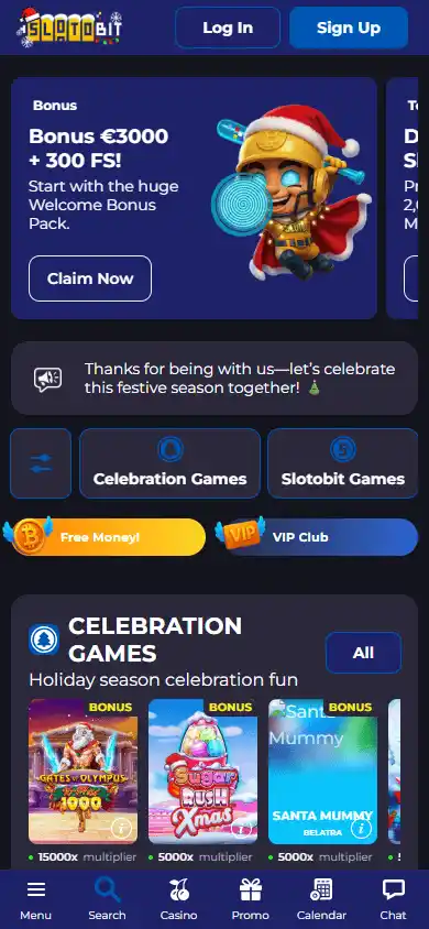 Slotobit Casino screenshot 4