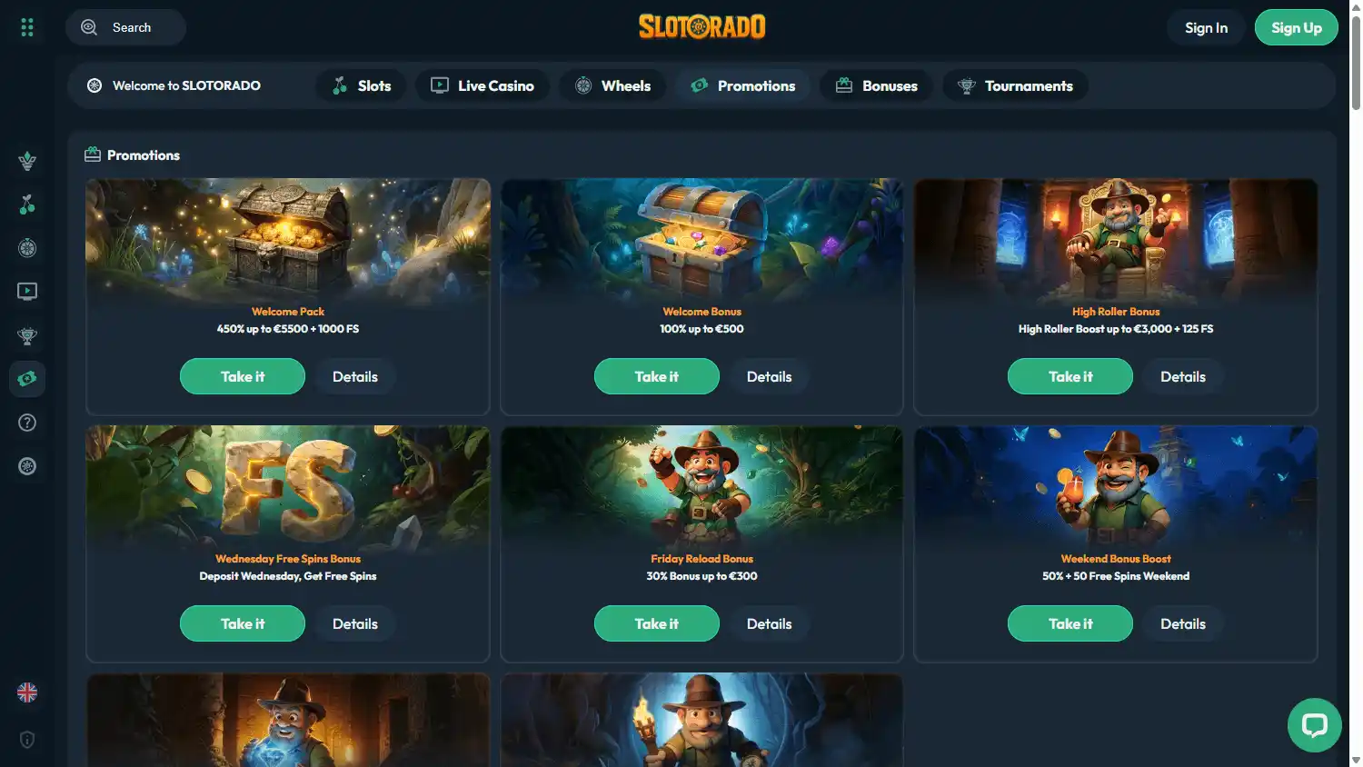 Slotorado Casino screenshot 3