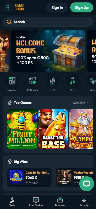 Slotorado Casino screenshot 4