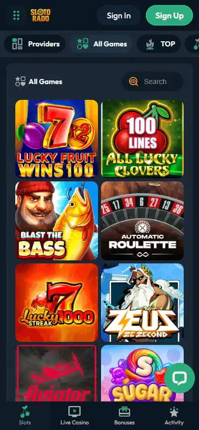Slotorado Casino screenshot 5