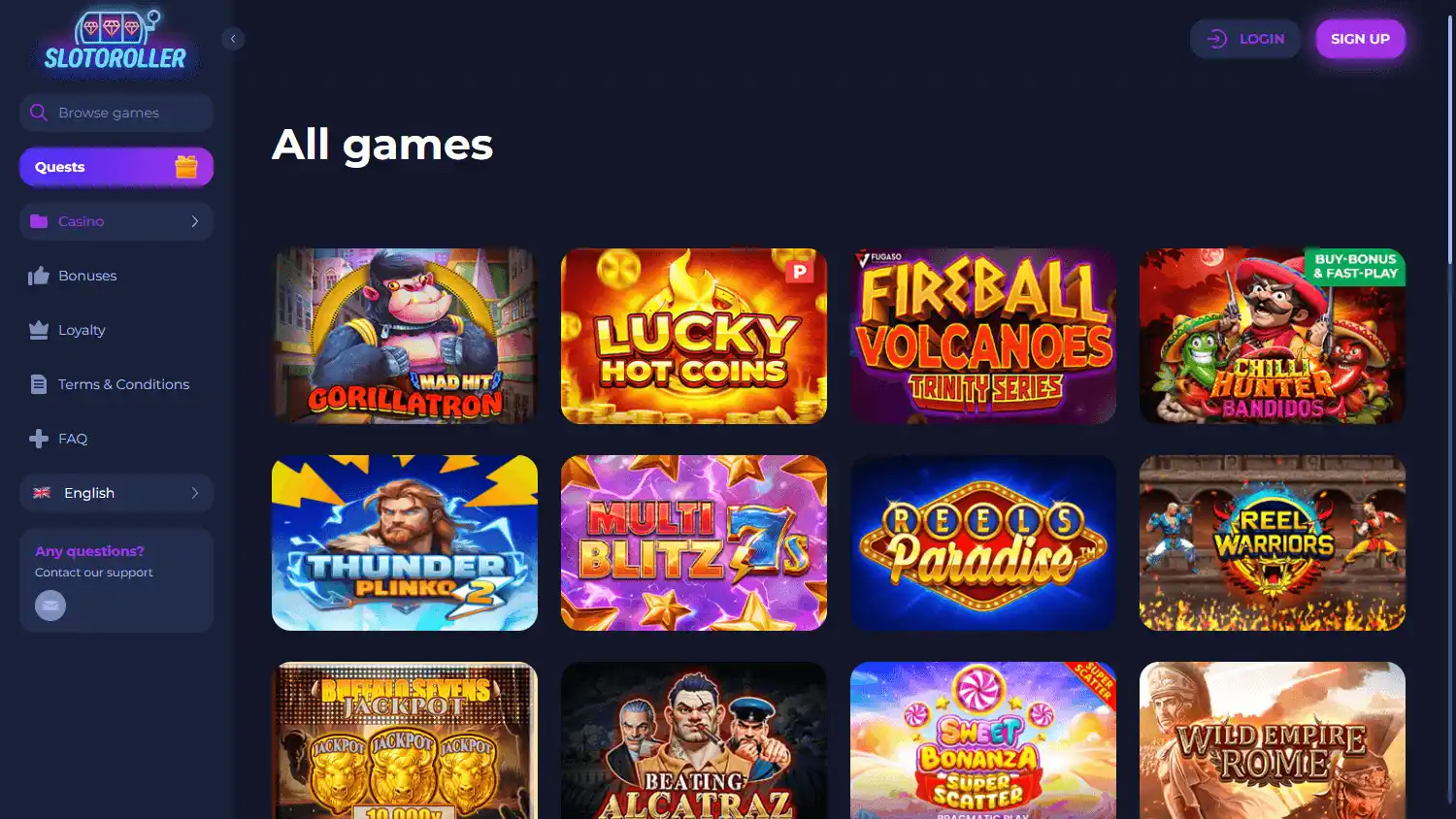 Slotoroller Casino screenshot 2