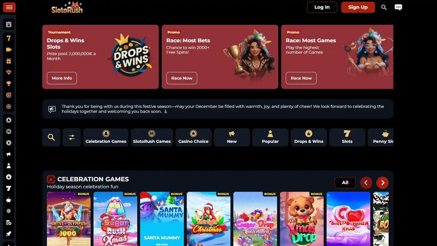 SlotoRush Casino screenshot 1