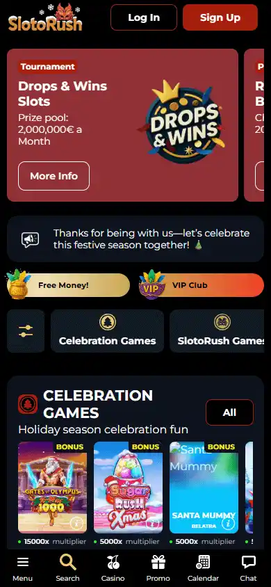 SlotoRush Casino screenshot 4