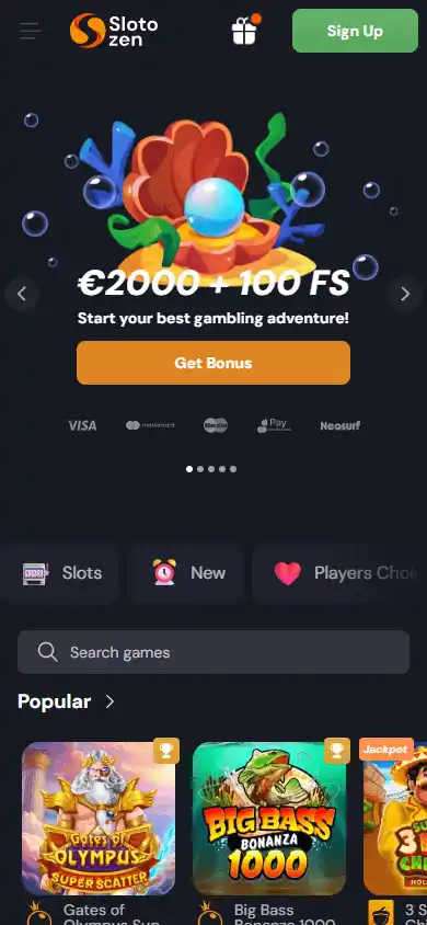 Slotozen Casino screenshot 4