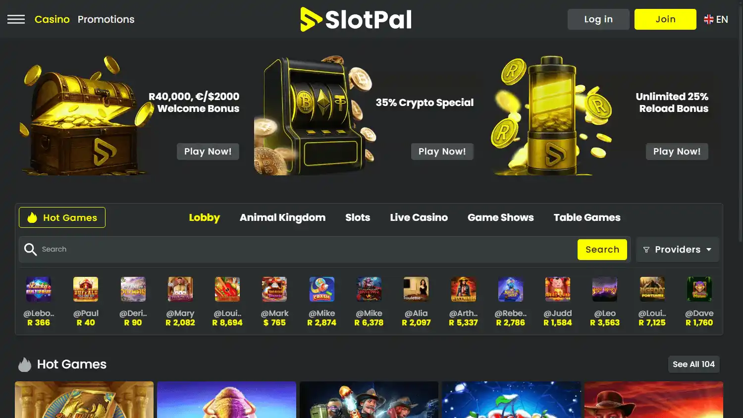 SlotPal Casino screenshot 1