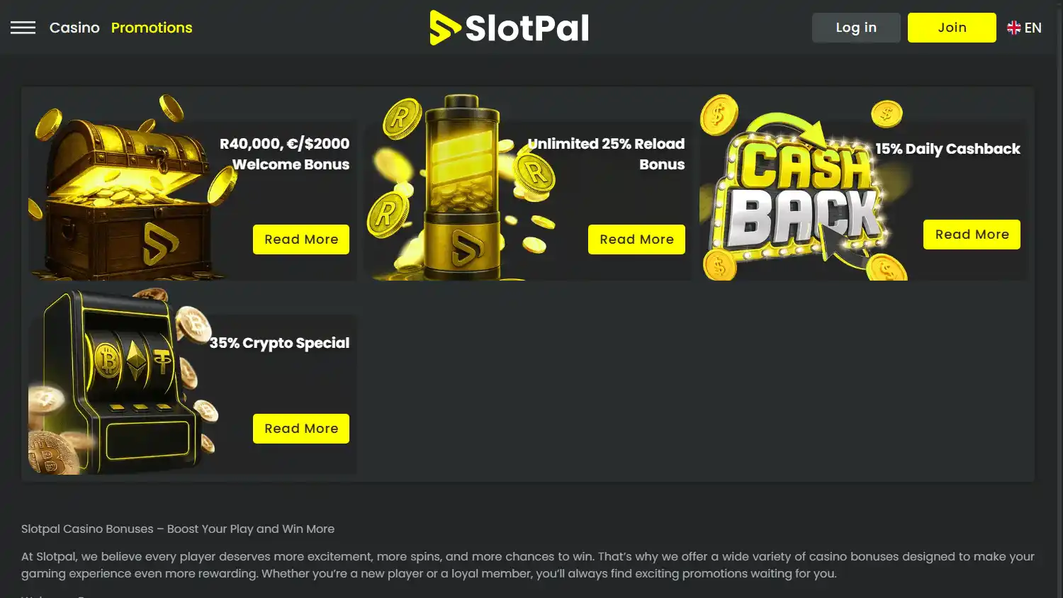 SlotPal Casino screenshot 2