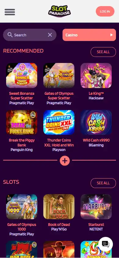 SlotParadise Casino screenshot 5