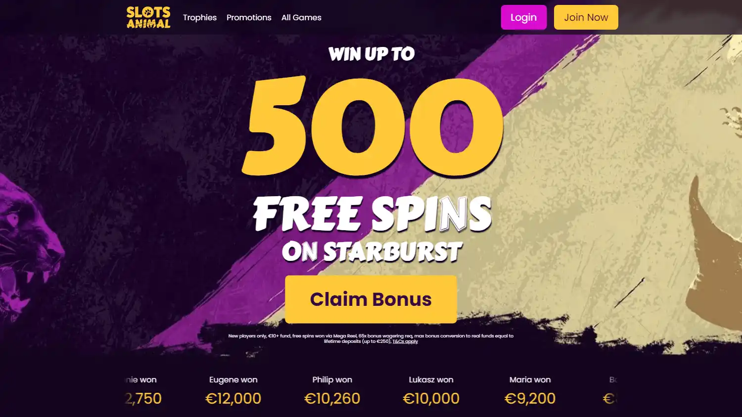 Slots Animal Casino IE screenshot 1