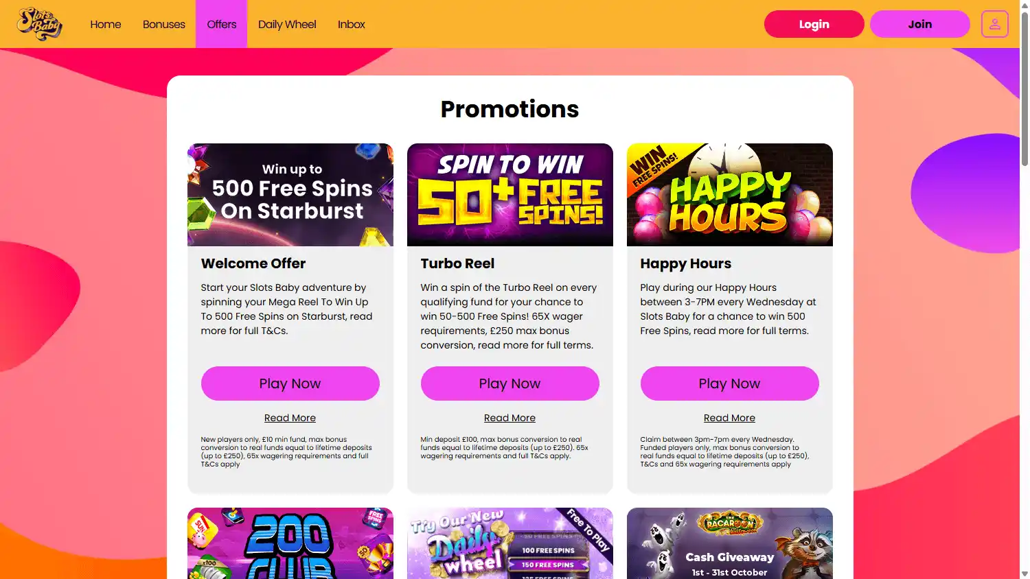 Slots Baby Casino screenshot 3
