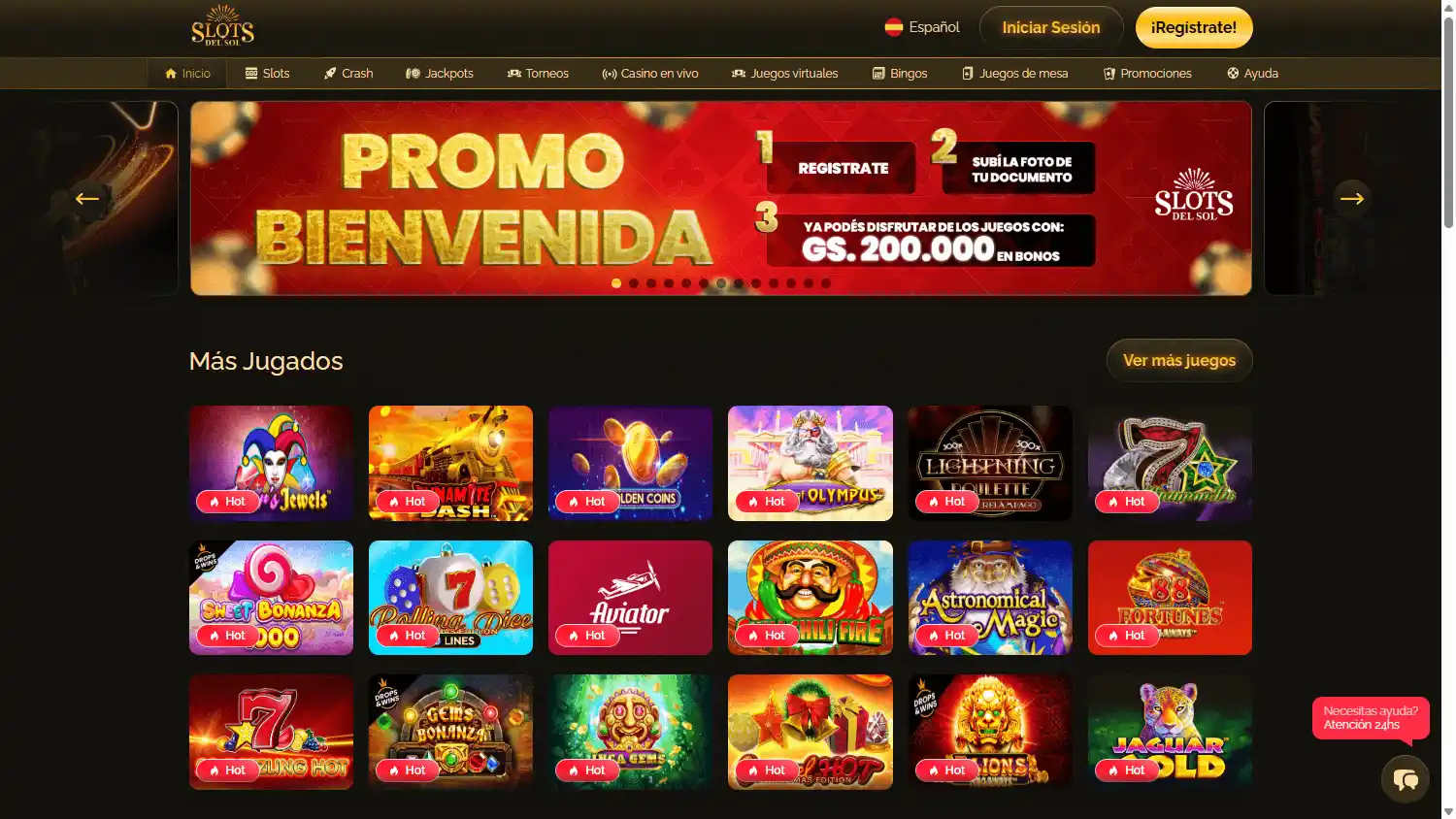 Slots del Sol Casino screenshot 1