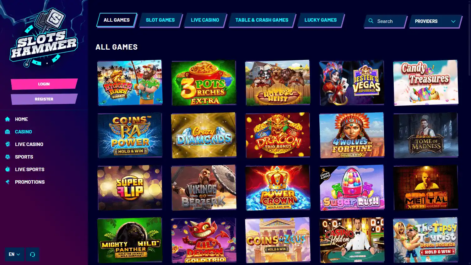 Slots Hammer Casino screenshot 2