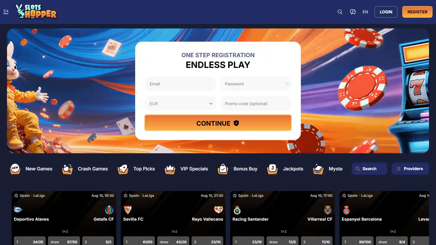Slots Hopper Casino screenshot 1