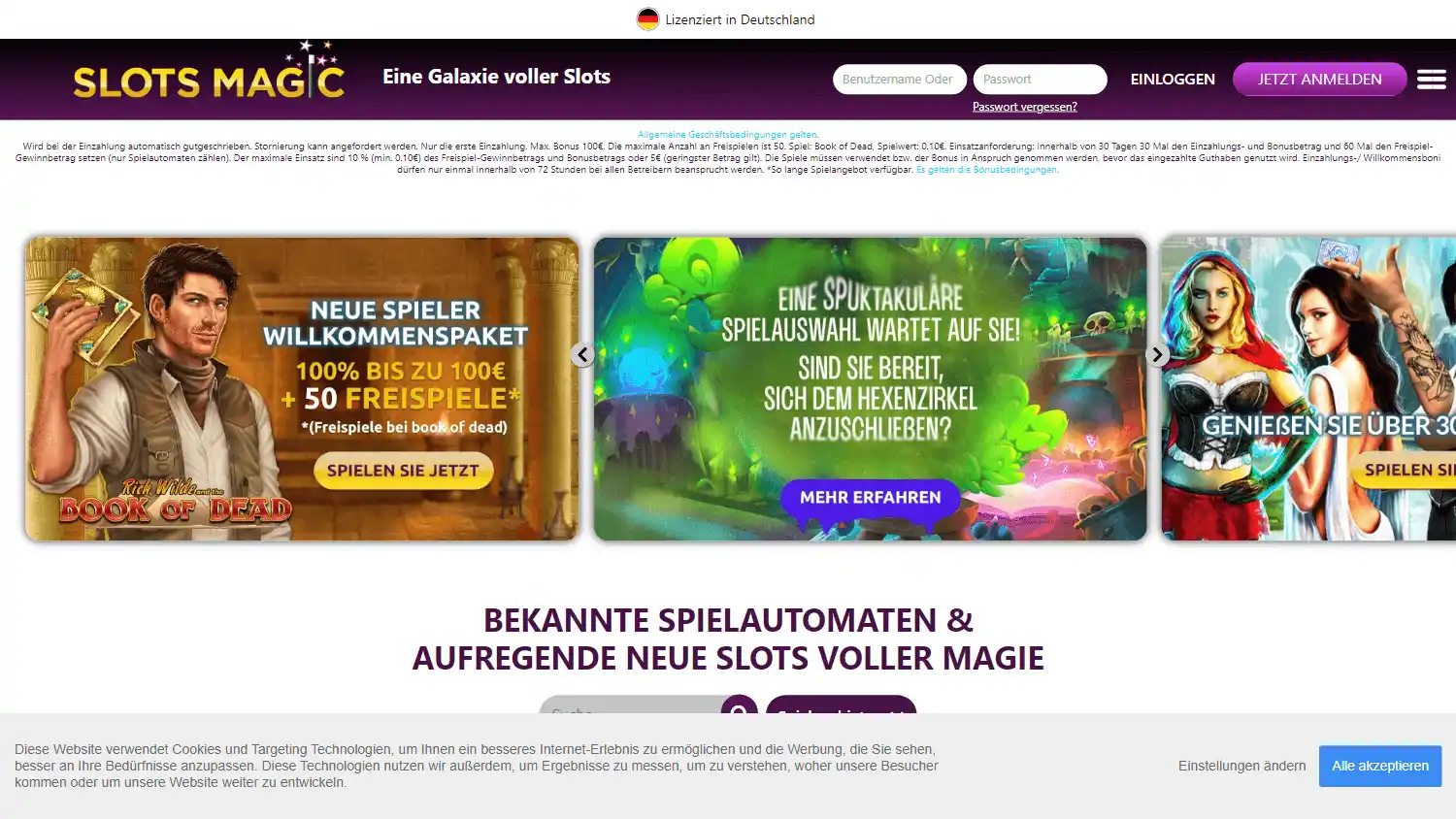 Slots Magic Casino DE screenshot 1