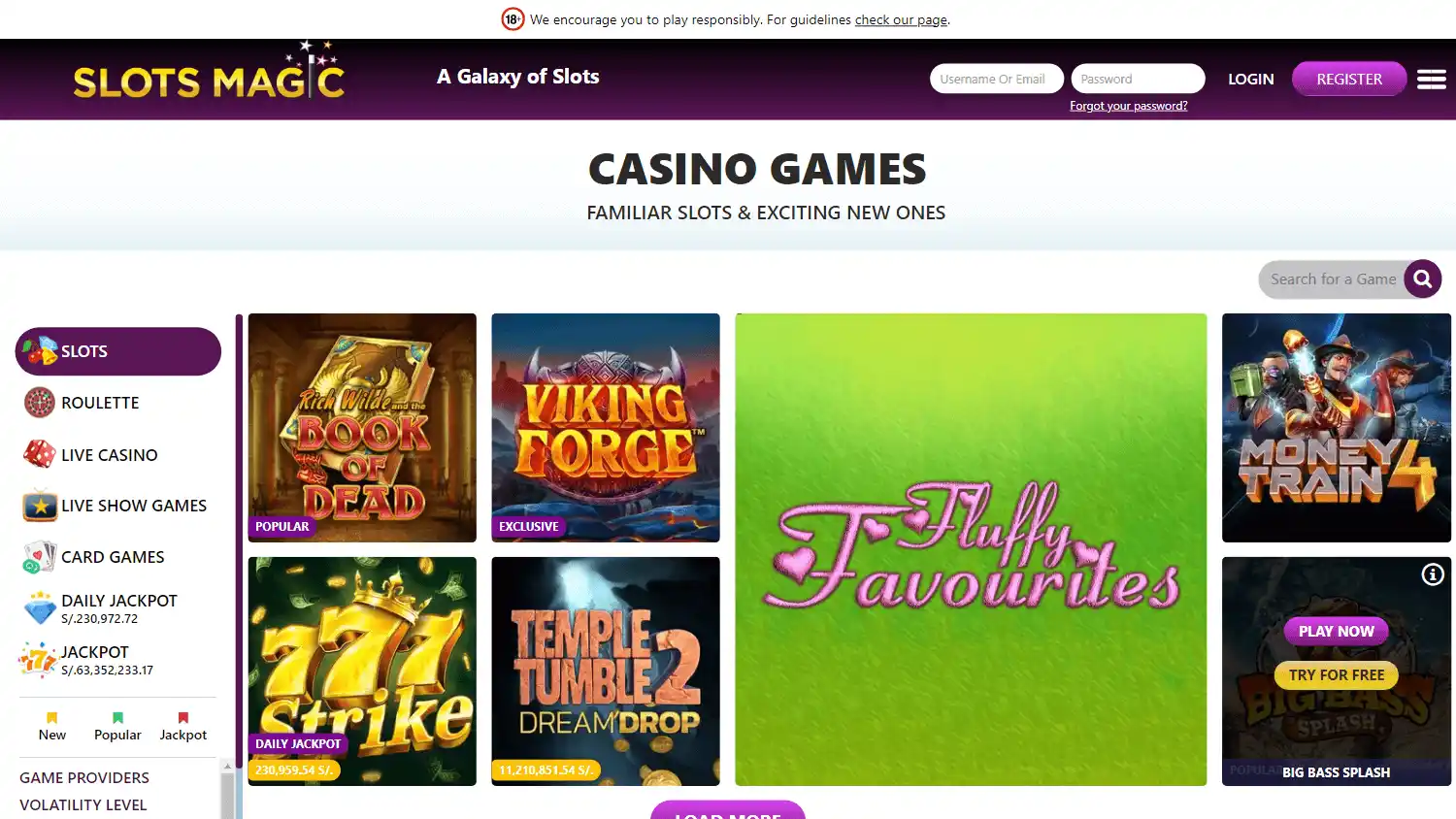 Slots Magic Casino DK screenshot 2