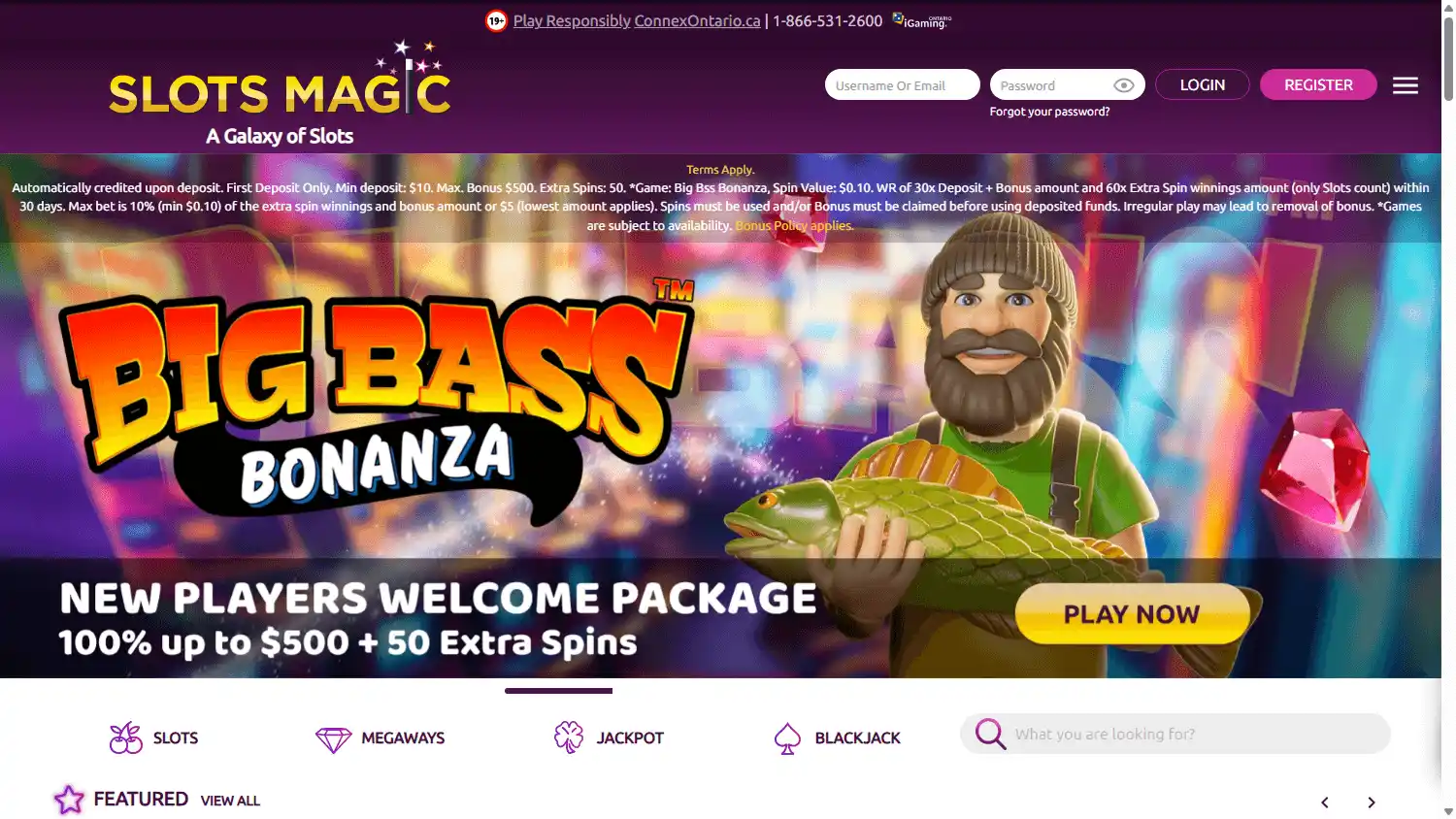 Slots Magic Casino Ontario screenshot 1