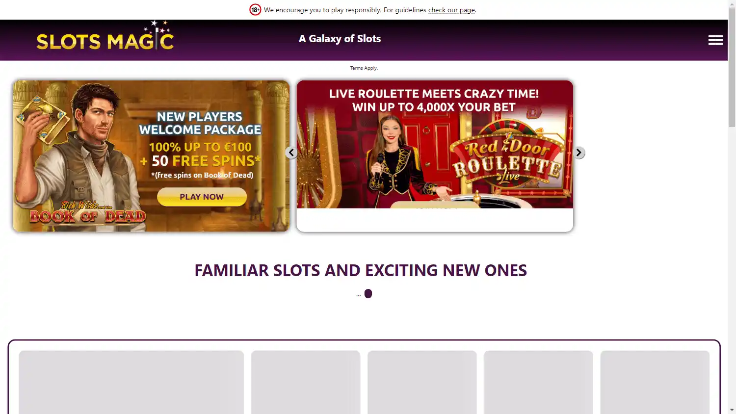 Slots Magic Casino UK screenshot 2