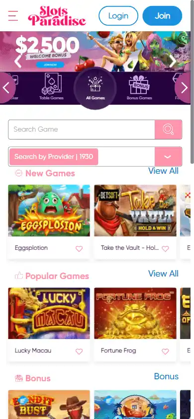 Slots Paradise Casino screenshot 2