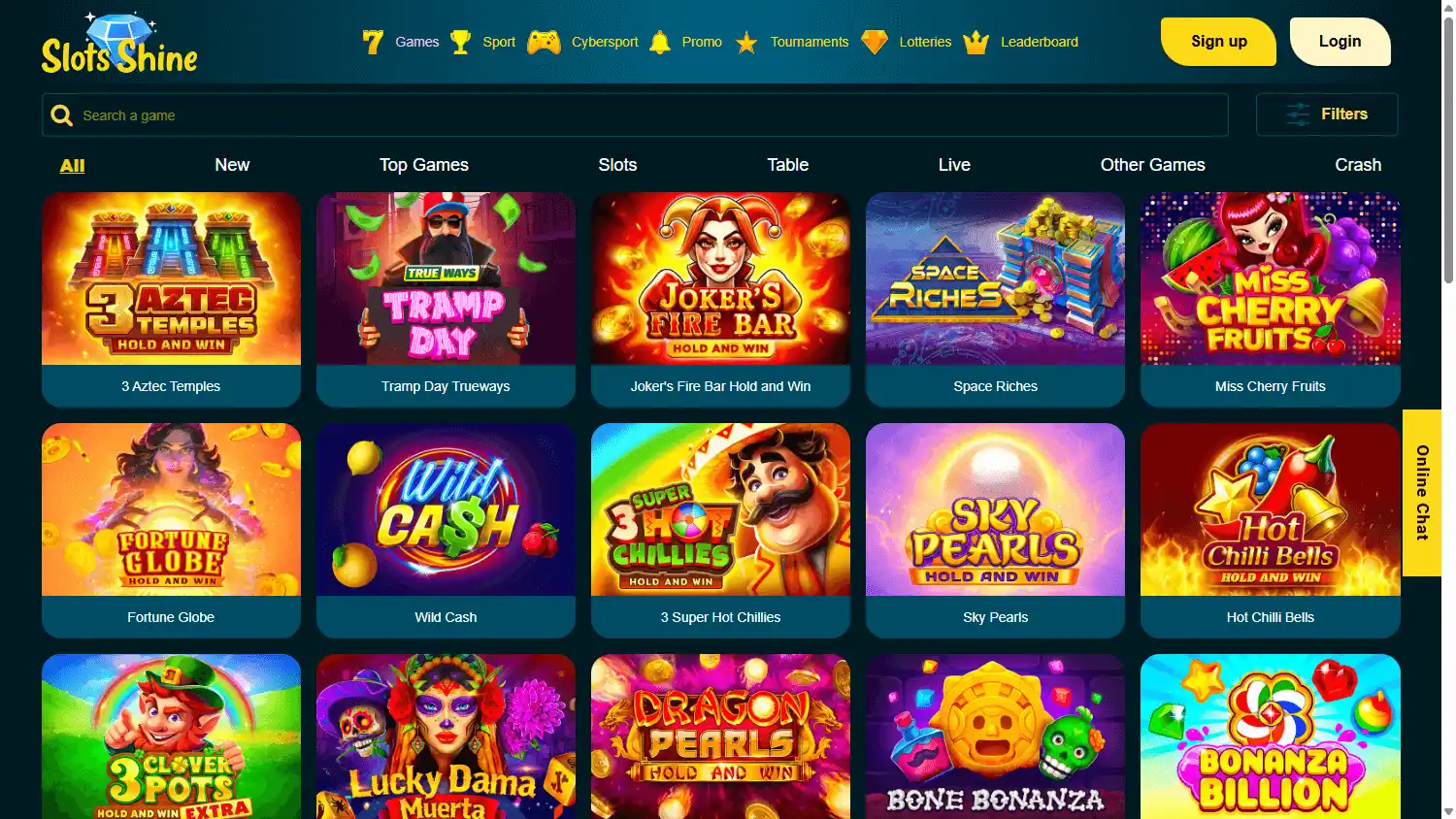 Slots Shine Casino screenshot 2
