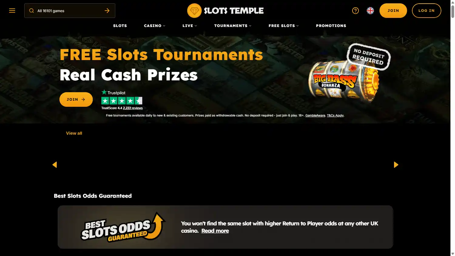 Slots Temple Casino screenshot 1