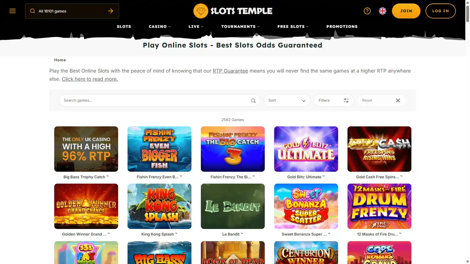 Slots Temple Casino screenshot 2