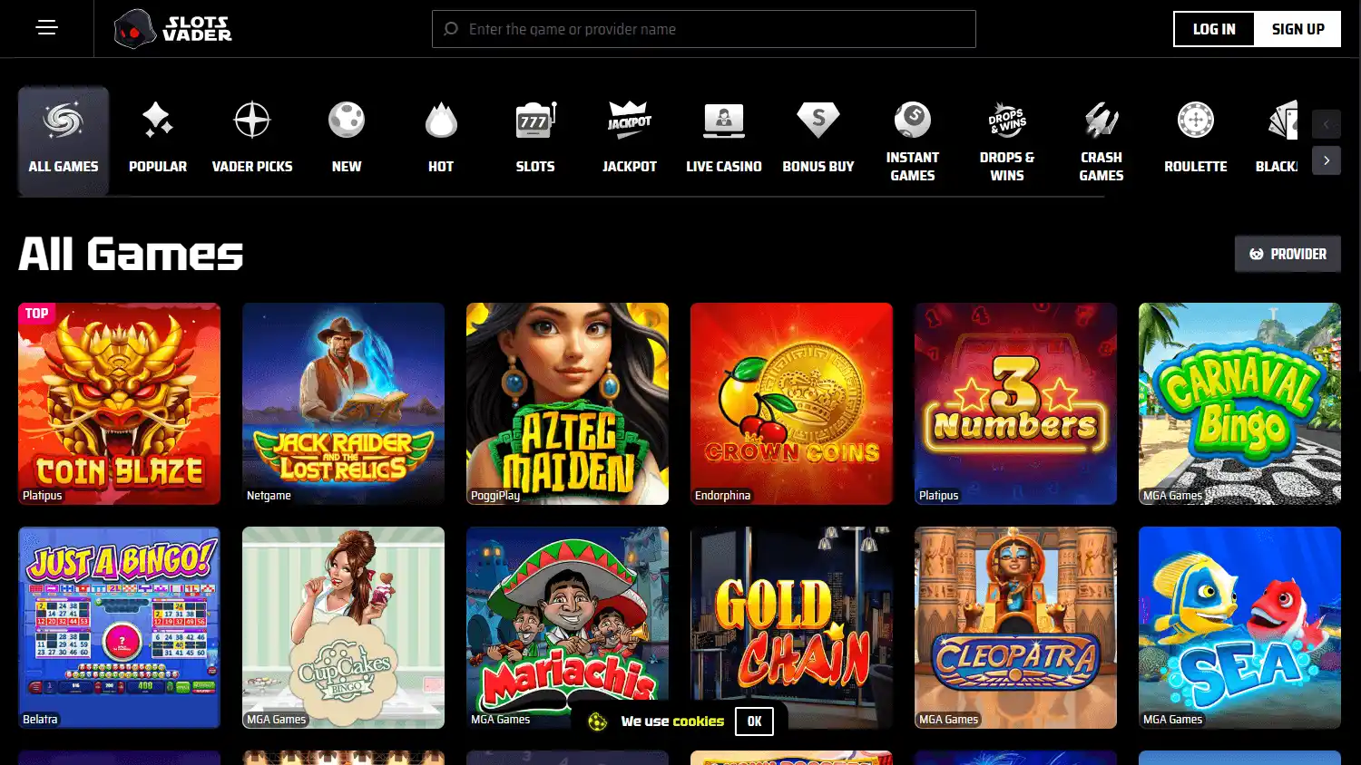 Slots Vader Casino screenshot 2