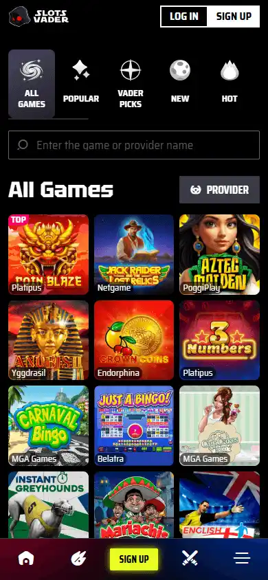 Slots Vader Casino screenshot 5