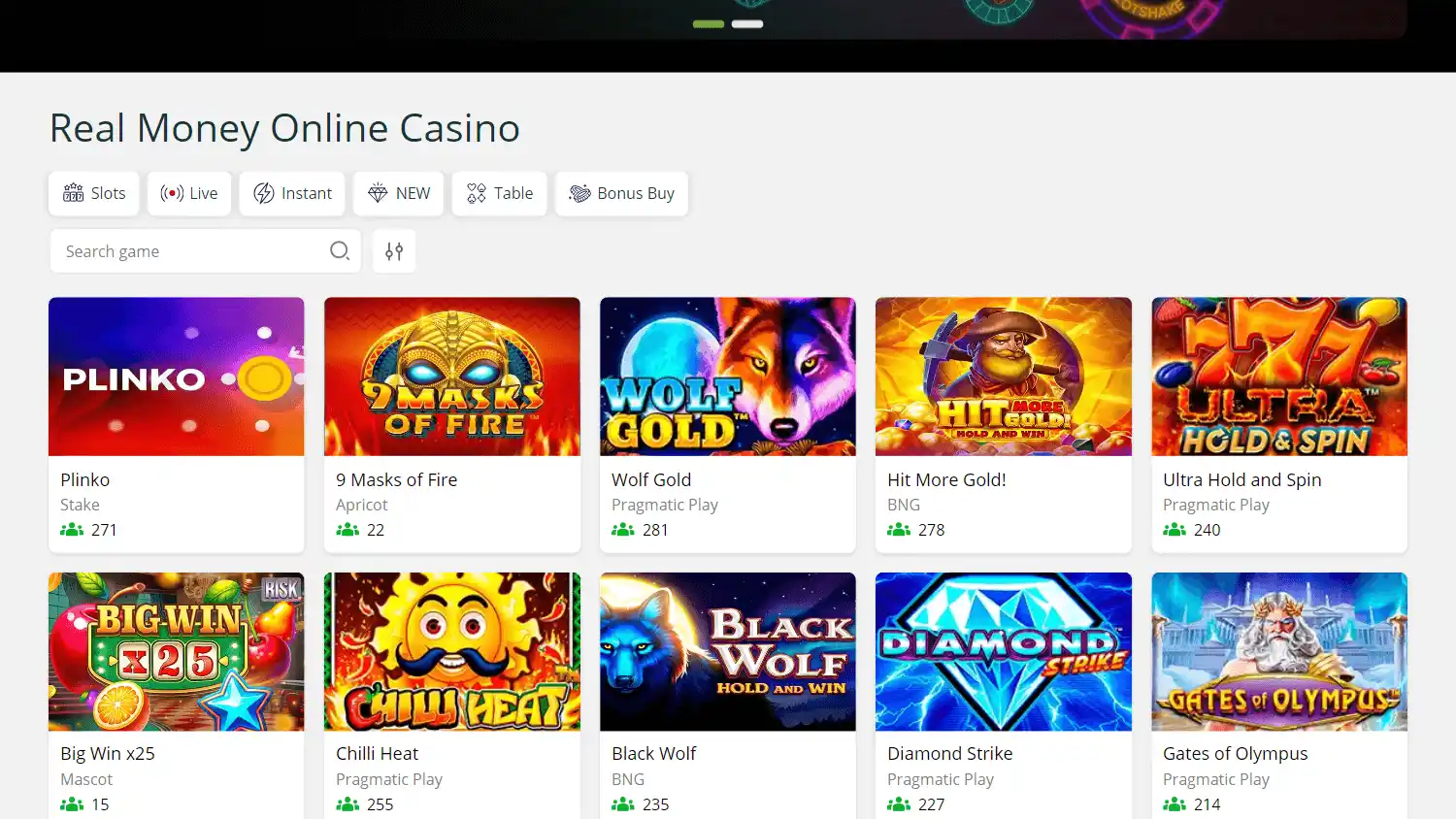 SlotShake Casino screenshot 2