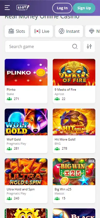 SlotShake Casino screenshot 5