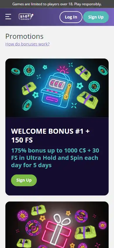 SlotShake Casino screenshot 6