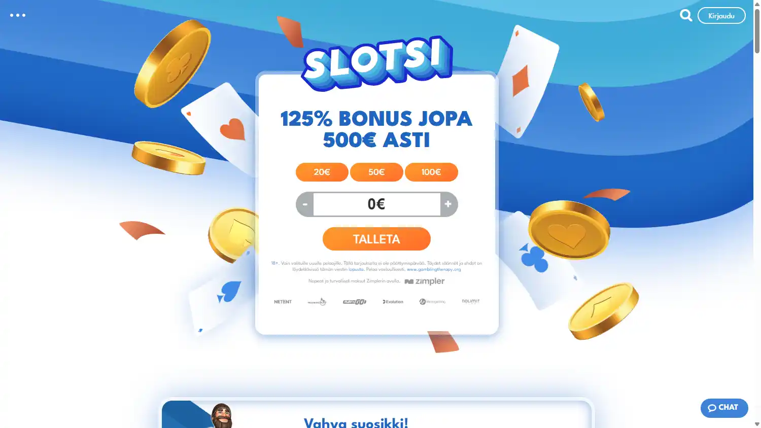 Slotsi Casino screenshot 1